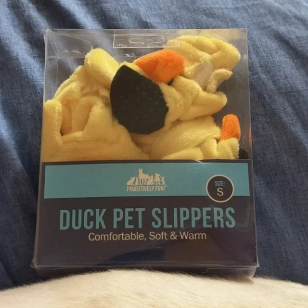 Duck Pet Slippers New In Box